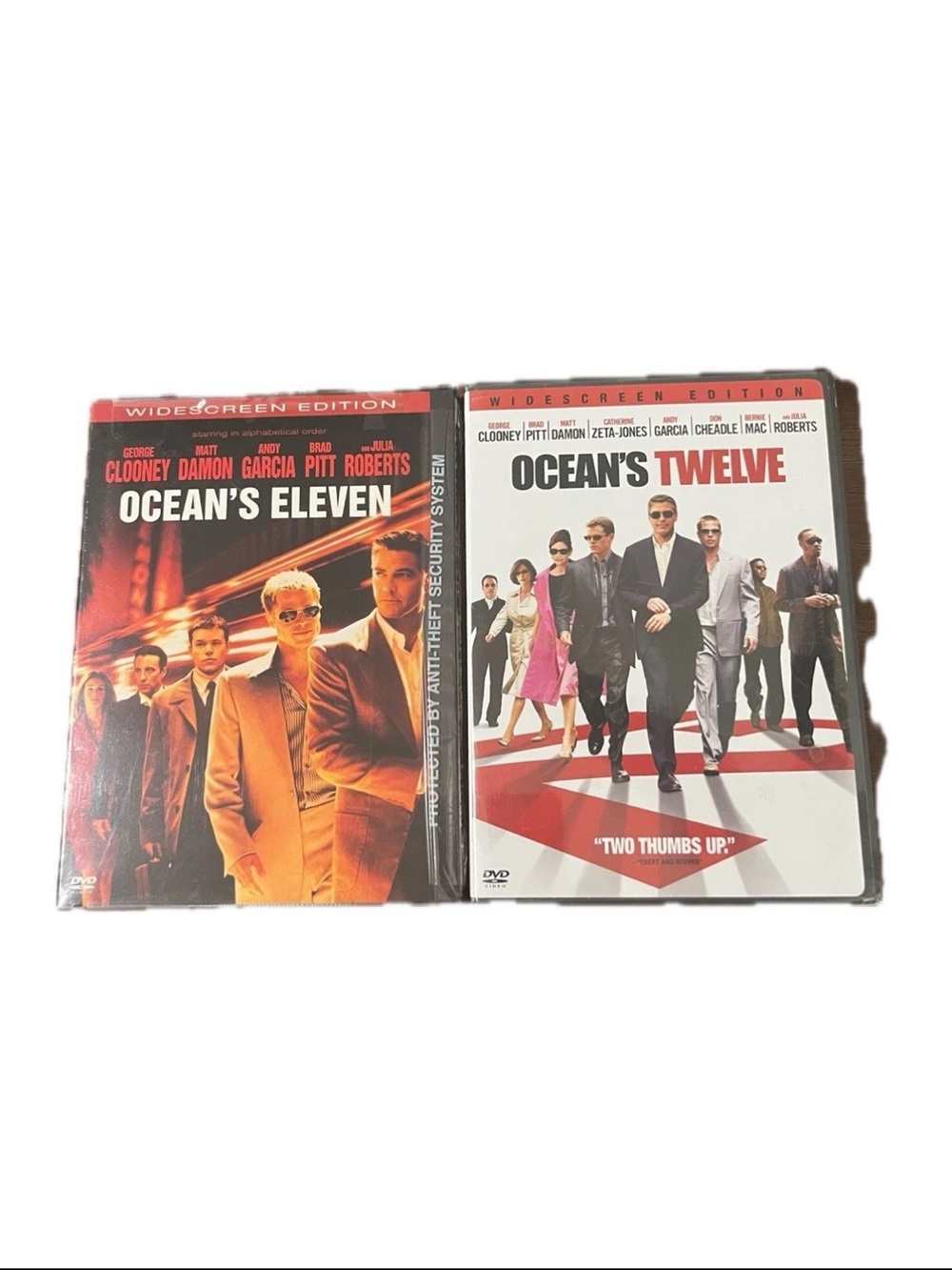 Ocean’s Eleven & Ocean’s Twelve DVD Bundle Widescreen Editions 2 Movies/Sealed